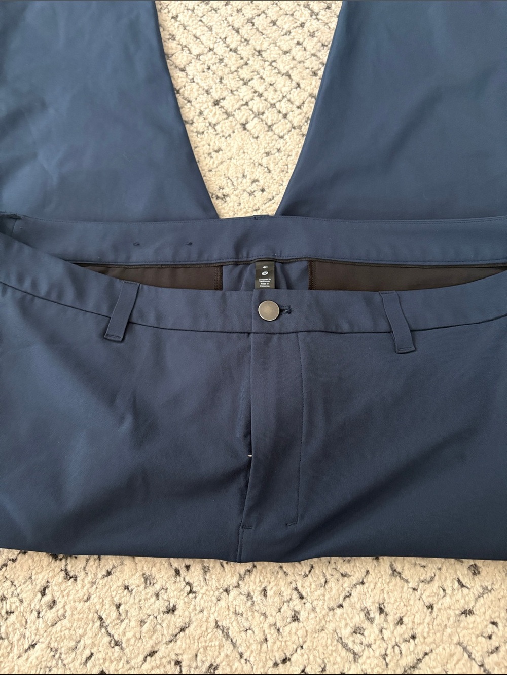 lululemon athletica Men's Navy Performance Chinos